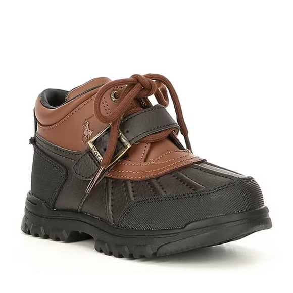 Polo Ralph Lauren
Boys' Dover Buckled Boots Brown and Black Boots BNWOB - Picture 4 of 10